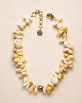 Collier coquillages - modèle Moerani Crème